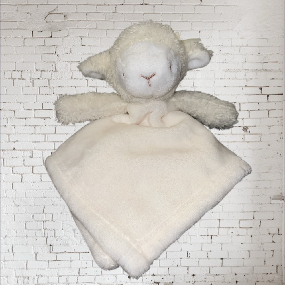 Jessica Simpson Baby Lamb Sheep Lovey Security Blanket Crème